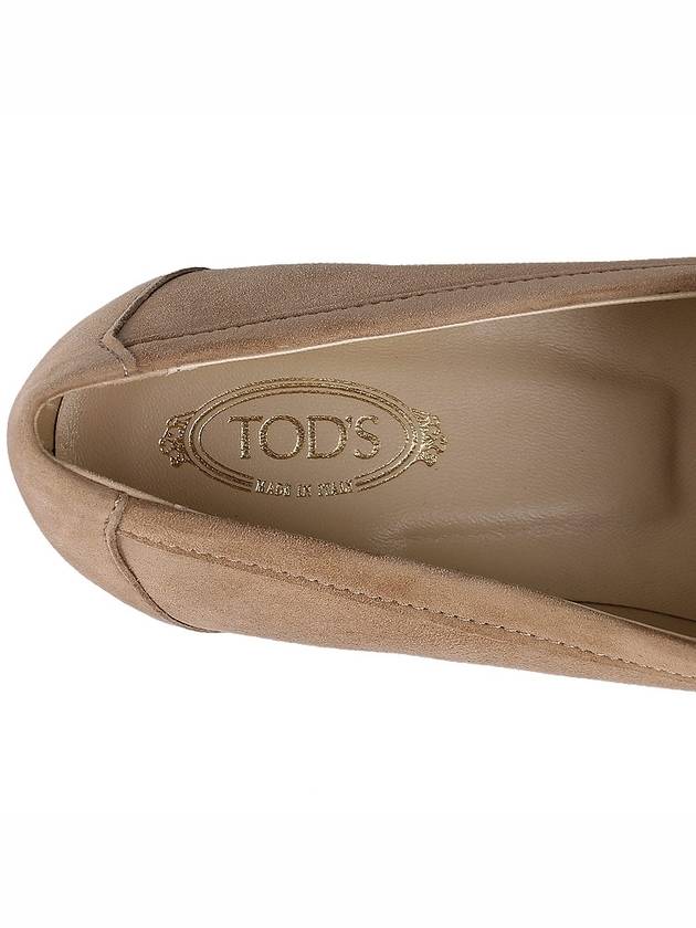 Women's Kate Suede Loafers Beige - TOD'S - BALAAN 9