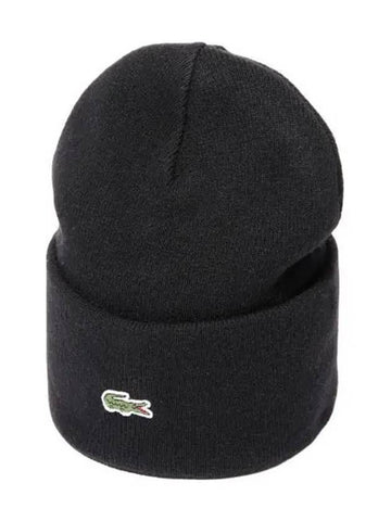 ribbed wool beanie - LACOSTE - BALAAN 1