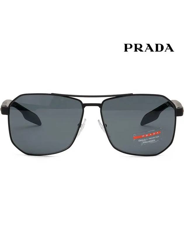 Eyewear Linearosa Steel Sunglasses Grey - PRADA - BALAAN 4