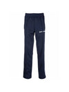 Men's Logo Print Track Pants Navy - PALM ANGELS - BALAAN 1