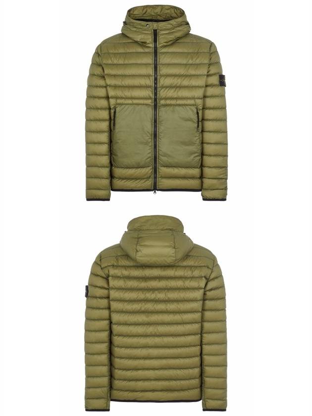 Waffen Patch Bio Base Ripstop Nylon Padding Green - STONE ISLAND - BALAAN 5