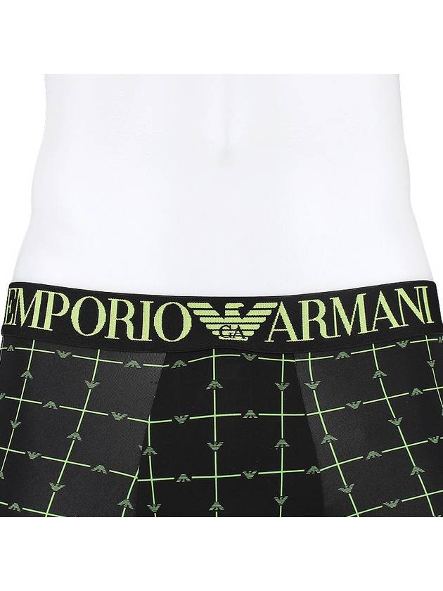 Check Briefs Black Green - EMPORIO ARMANI - BALAAN 6