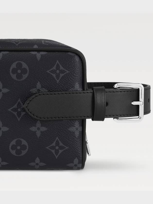 Trousse Toilette Locker Dopp Kit Monogram Eclipse Pouch Bag Black - LOUIS VUITTON - BALAAN 8