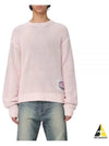 Smashing Bow Logo Label Knit Top Pink - ACNE STUDIOS - BALAAN 2