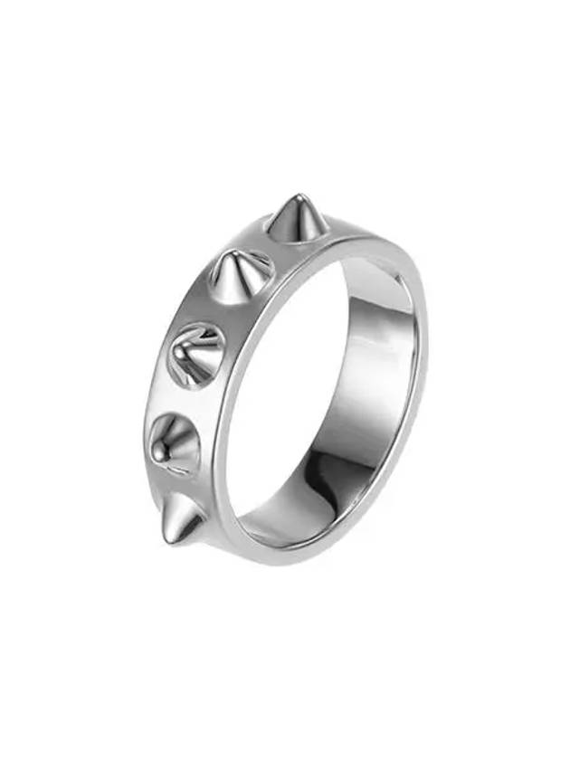 Band Stainless Steel Ring Silver - DIESEL - BALAAN 2