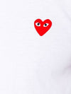 Play Red Heart Waffen Short Sleeve T-Shirt White P1 T108 2 - COMME DES GARCONS - BALAAN 7