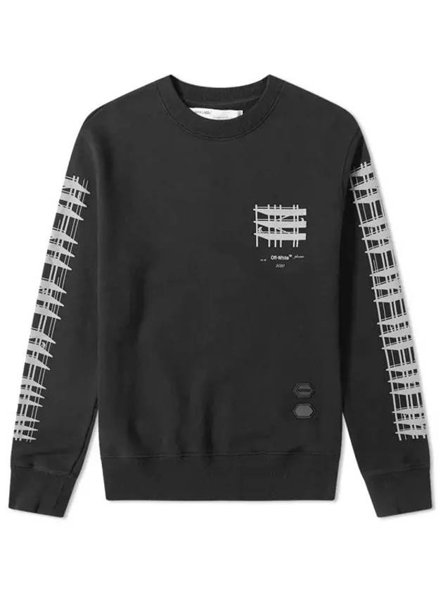 Diag Industrial Arrow Sweatshirt Black - OFF WHITE - BALAAN 3