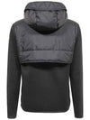 padded zip-up cardigan black - MONCLER - BALAAN 3