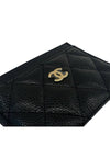 Classic Card Holder Caviar Gold AP0213 - CHANEL - BALAAN 4