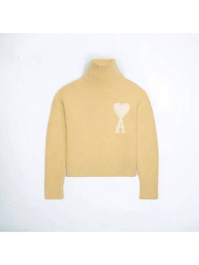 De Coeur Turtleneck Vanilla Cream - AMI - BALAAN 2