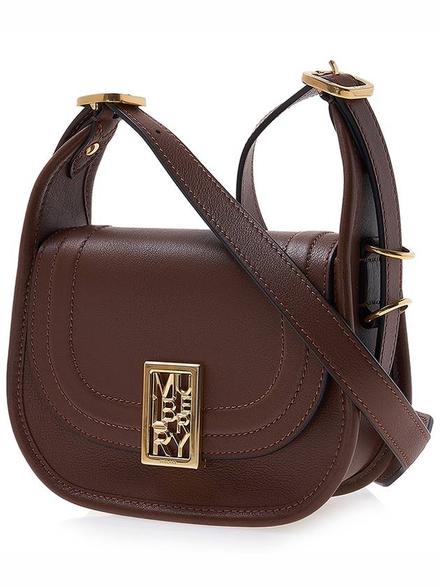 Mini Silky Calf Sadie Satchel Shoulder Bag Tan - MULBERRY - BALAAN 3