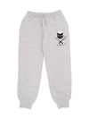 Kids brushed sweatpants 2373013294 GRAY MELANGE - MINI RODINI - BALAAN 1