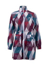 Eloise Golf Jacket Argyle GWOW06083 A020 ??Women's Eloise Argyle Golf Jacket - J.LINDEBERG - BALAAN 3