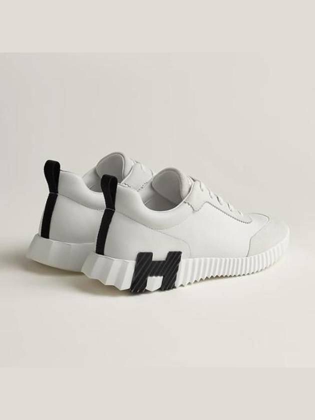 Bouncing Low Top Sneakers White - HERMES - BALAAN 4