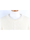 Cable three line crew neck knit 5 - THOM BROWNE - BALAAN 5