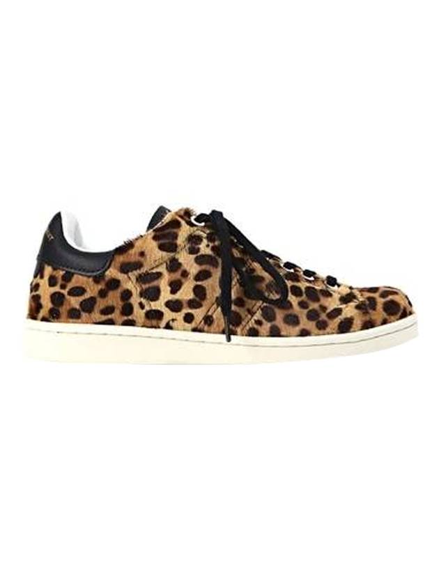 Leopard Songchi Bart Low-Top Sneakers Brown - ISABEL MARANT - BALAAN 1