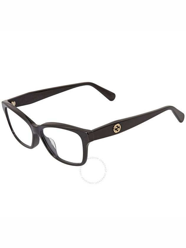 Eyewear Rectangle Acetate Eyeglasses Black - GUCCI - BALAAN 3