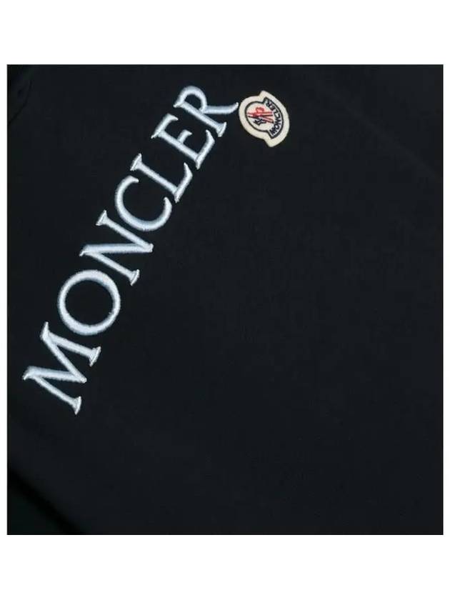 Moncler Junior 12 14 Logo Hoodie Navy - MONCLER - BALAAN 2