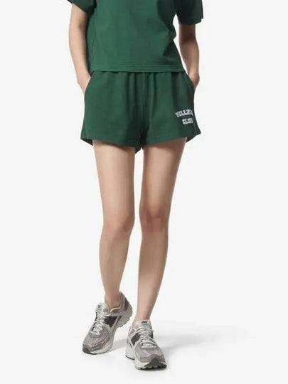 Wellness Club Cotton Shorts Forest Green - SPORTY & RICH - BALAAN 2