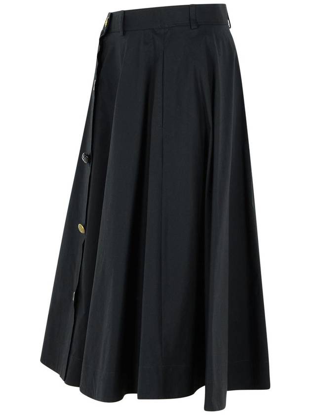 Moschino Black Cotton Skirt - MOSCHINO - BALAAN 2