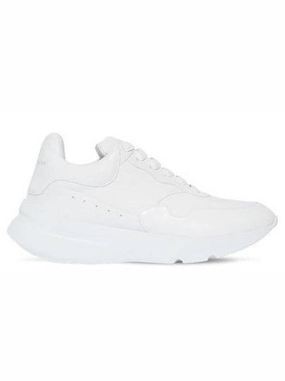 Logo Leather Low Top Sneakers White - ALEXANDER MCQUEEN - BALAAN 2