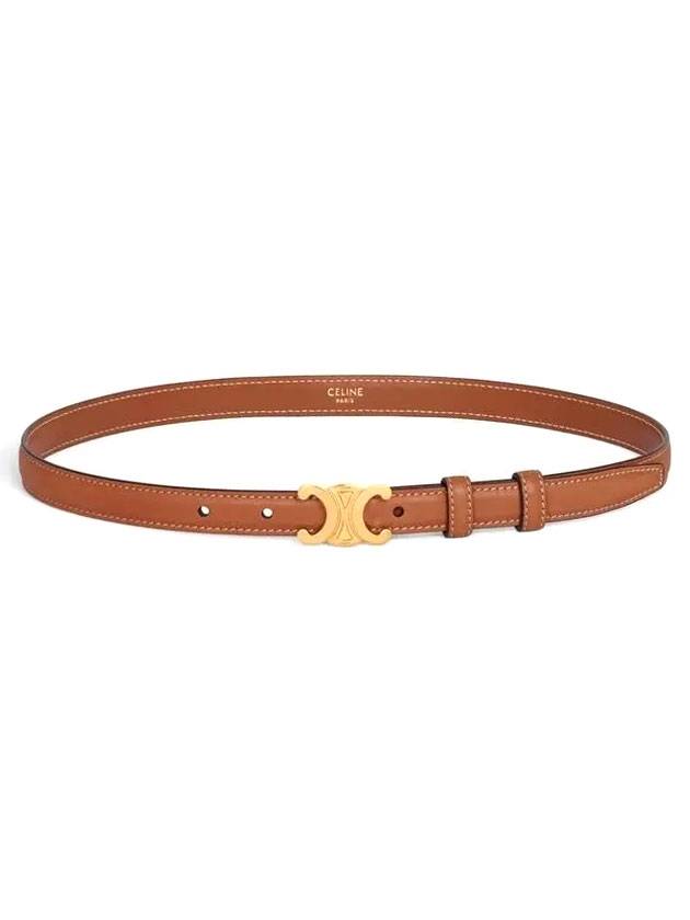 Small Triomphe Belt Tan - CELINE - BALAAN 1