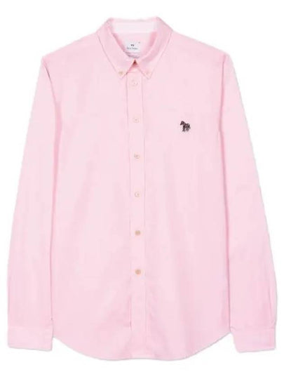 Zebra Patch Long Sleeve Shirt Light Pink - PAUL SMITH - BALAAN 2