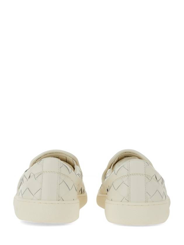 Sawyer Intrecciato Calfskin Slip-Ons White - BOTTEGA VENETA - BALAAN 2