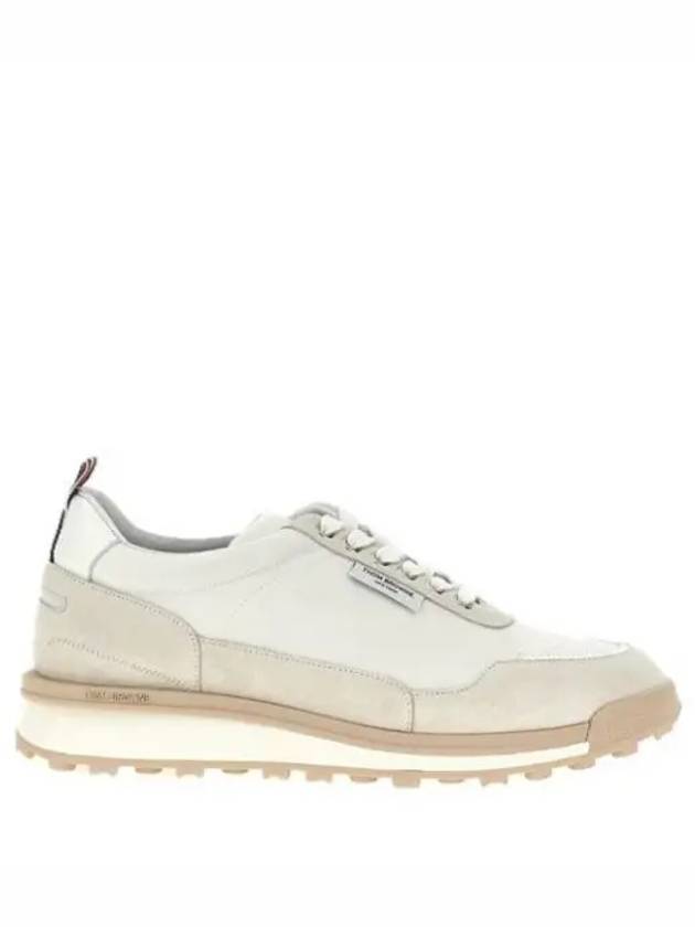 Alumni Eco Nylon Sneaker Tonal White Fun Mix - THOM BROWNE - BALAAN 2