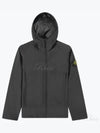 Men's Soft Shell Pure Insulation Technology Primaloft Hooded Jacket Black - STONE ISLAND - BALAAN 2