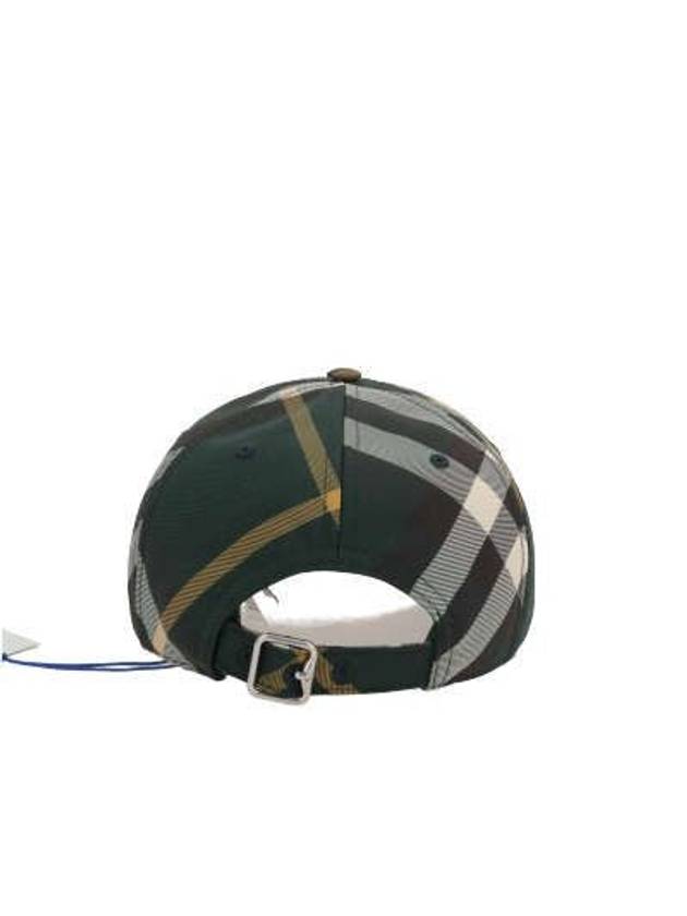 Check pattern ball cap green - BURBERRY - BALAAN 6