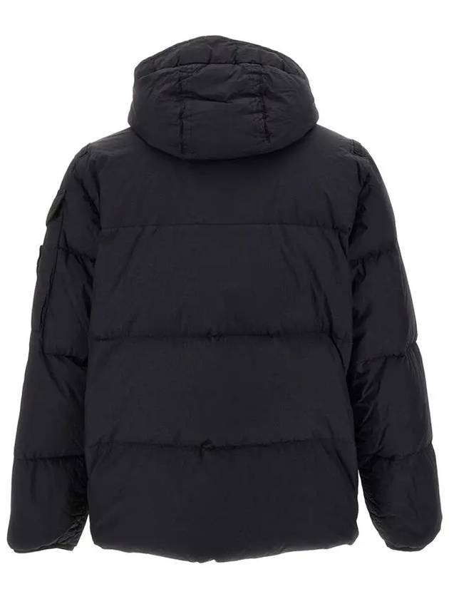 Men's Wappen Patch Crinkle Wraps Padding Black - STONE ISLAND - BALAAN 5