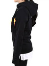 Flame Bolt Printing Hooded Sweatshirt PBJS447A W - NEIL BARRETT - BALAAN 4