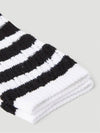 Striped ankle side logo technical blend knit socks - GUCCI - BALAAN 4