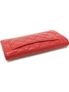 Chanel A31509 Red Caviar Silver Classic Long Flap Wallet 18th - CHANEL - BALAAN 3