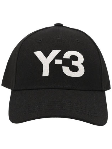 Embroidered Logo Ball Cap Black - Y-3 - BALAAN 1