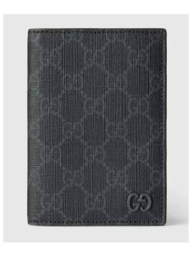 GG Supreme Passport Wallet Black - GUCCI - BALAAN 2