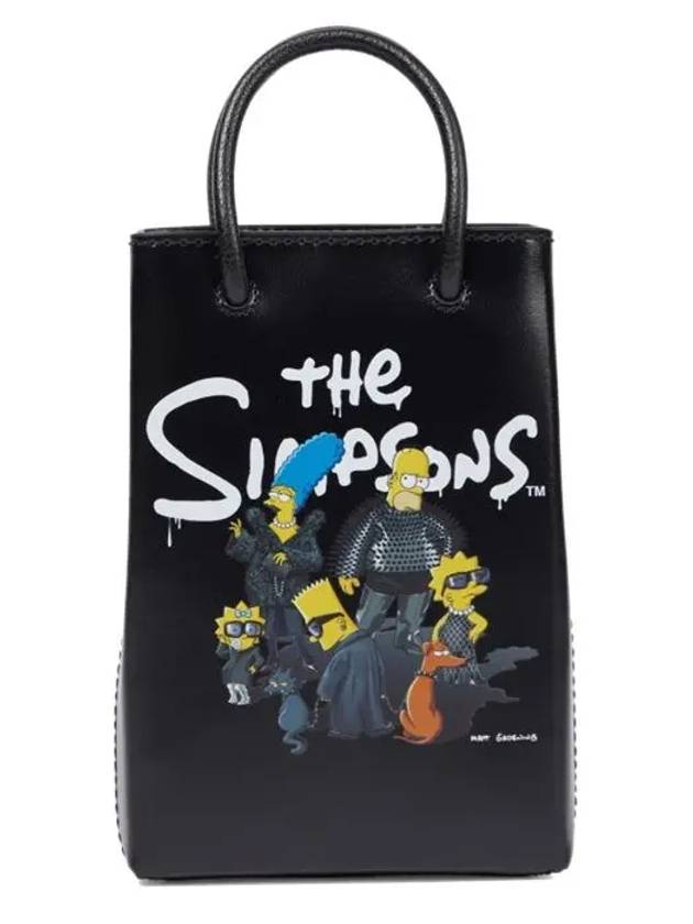 Simpson Small Tote Bag Black - BALENCIAGA - BALAAN 3