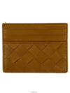 Intrecciato Leather Card Wallet Brown - BOTTEGA VENETA - BALAAN 4