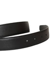 Steel Pin Buckle 35mm Leather Belt Black - MONTBLANC - BALAAN 5