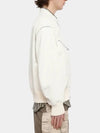 Jacket Pigment Coated Cotton Linen Blouson White JSMU420627 MU250200A - JIL SANDER - BALAAN 6