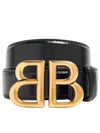 Logo Leather Belt Black - BALENCIAGA - BALAAN 2