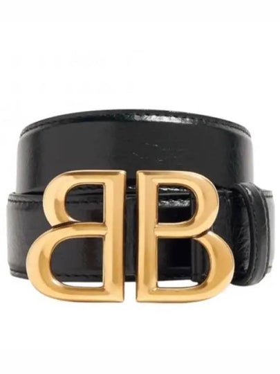 Logo Leather Belt Black - BALENCIAGA - BALAAN 2