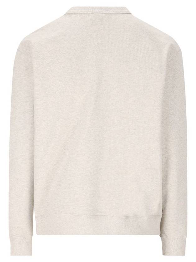 Lucky Tiger Embroidery Cotton Sweatshirt Pale Grey - KENZO - BALAAN 3