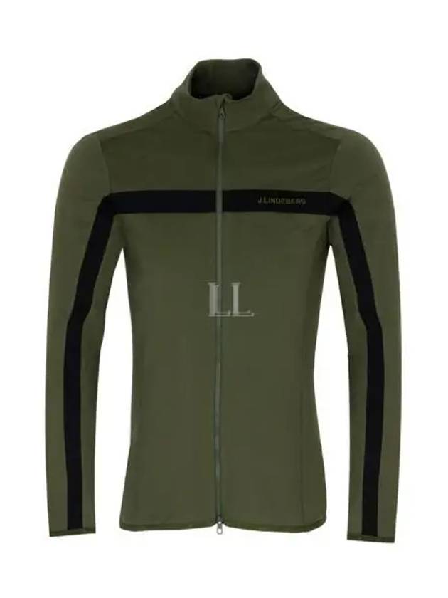 Jarvis Mid Layer Zip Up Jacket Green - J.LINDEBERG - BALAAN 2