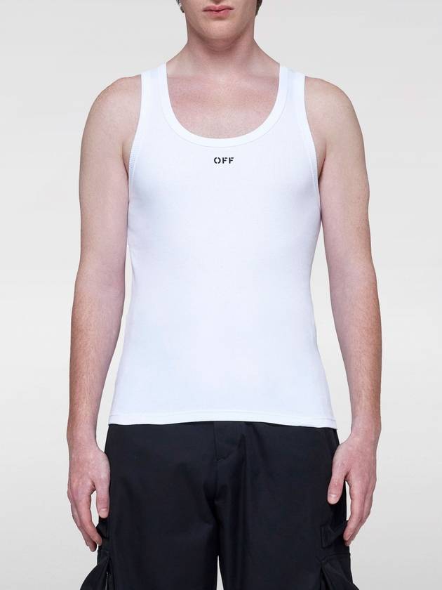 Logo Cotton Sleeveless White - OFF WHITE - BALAAN 2