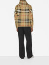 Men's Horseferry Print Check Hoodie Zip-up Beige - BURBERRY - BALAAN 7