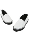 Tiger Logo Espadrilles Black White - KENZO - BALAAN.