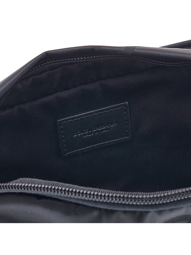 Men's Logo Patch Nylon Small Belt Bag Black - DOLCE&GABBANA - BALAAN 10