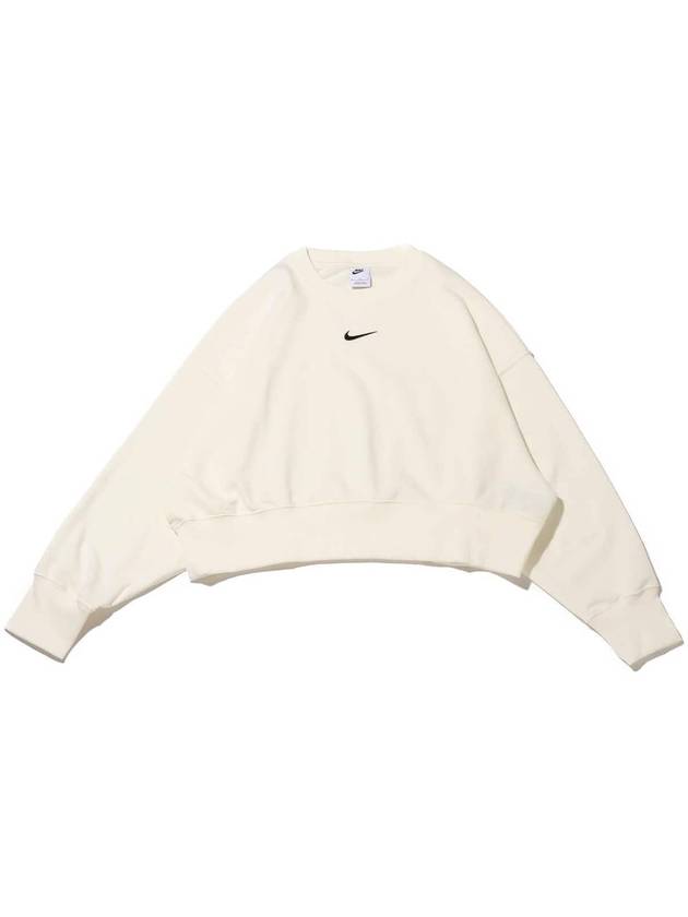 Sportswear Phoenix Fleece Crew Neck Sweatshirt White - NIKE - BALAAN 1